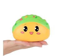 Anboor Squishies Taco Giocattolo squishy a lenta crescita per bambini Tacos messicani morbidi Profumato Sollievo dallo stress Cibo realistico Simpatico giocattolo squish spremere