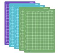 ANBOWEI 5 Pz Tappetino da Taglio per Cricut Joy Xtra - 8,5"x12" Cutting Mat per Cricut Accessori Tappetino Taglio Ricambio Autoadesivo Antiscivolo - LightGrip StandardGrip StrongGrip Mat