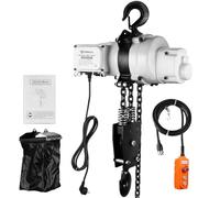 Anbull Montacarichi da Balcone 1000Kg | Catena FEC Giapponese | Paranco Elettrico 1300W | Altezza di sollevamento: 3 M | Telecomando Cablato 1,5 m | Argano Elettrico 220v