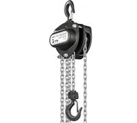 Anbull Paranco Manuale a Catena, 1000kg, 5,8m, Carrucola Manuale, Catena Completamente Zincata, Niente olio e niente ruggine, Paranco Manuale, Peso del prodotto 12Kg
