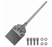 Anbull, raschietto SDS Max, con manico lungo 63,5 cm e lama resistente da 15,2 cm per piastrelle larghe, sottilissime, adesivo per carta da parati, linoleum, strumento di rimozione pavimenti