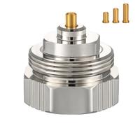 Ancable Adattatore per termosifone, da M30 x 1,0 a M30 x 1,5, per valvole Oventrop 1011445, valvola termostatica, filettatura fine, adattatore per termostatico/valvola di riscaldamento (1 pezzo)