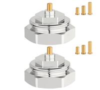 Ancable Adattatore per termosifone M30 x 1,0 su M30 x 1,5, adattatore per valvola termostatica per valvole Oventrop, termostato Smart Home, valvola per radiatore, filettatura fine (2)