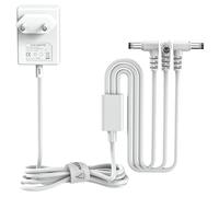Ancable alimentatore di rete da 4,5 V per villaggio di Natale Lemax | Adattatore di alimentazione 3 in 1 compatibile con illuminazione natalizia, ideale per l'illuminazione di più villaggi di