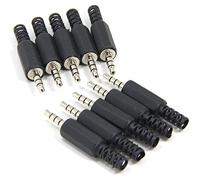 Ancable - Connettore audio TRRS in plastica per saldatura a cavo, jack mono 4,5 mm, 10 pezzi.