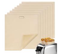 Ancable - Sacchetti per tostapane grandi, formato A5, antiaderenti e senza BPA, riutilizzabili, per formaggio grigliato, pizza e panini, 8 pezzi