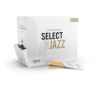 Ance D'Addario Organic Select Jazz, taglio francese, per sax alto, durezza 2 Hard, confezione da 25
