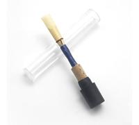 Ance per oboe tono C morbido bocchino per studenti e giochi orchestrali, resistenza media, blu o rosso, 1 pezzo (blu)