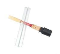 Ance per oboe tono C morbido bocchino per studenti e giochi orchestrali, resistenza media, blu o rosso, 1 pezzo (rosso)