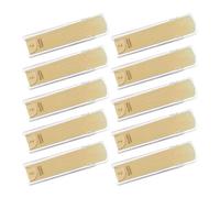 Ance per sassofono contralto, ance naturali perfette per sassofono ad arco | 10 pezzi di fischietto per sassofono | ricambio naturale per sassofono | Scopo accessorio per strumenti musicali per