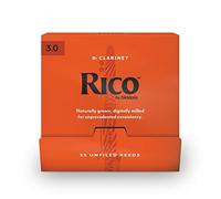 Ance Rico Organic per Clarinetto Sib, Forza 3.0, Confezione da 25