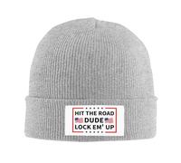 Anceky Berretto Invernale Lavorato a Maglia Hit The Road Dude Lock Em' Up per Uomo e Donna