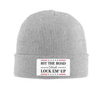 Anceky Berretto Invernale Lavorato a Maglia Hit The Road Dude Lock Em' Up per Uomo e Donna