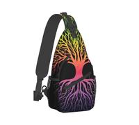 Anceky Borsa a tracolla con motivo vichingo e mitologia norrena, albero della vita, unisex, zaino da viaggio, sportivo, da trekking e per il tempo libero