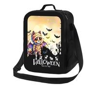 Anceky Borsa termica isolante per il pranzo a forma di pipistrello zombie, riutilizzabile e a prova di perdite, ideale per uomo e donna, ufficio, lavoro, scuola, spiaggia o viaggio.