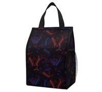 Anceky Borsa termica leggera e isolata, Magic Smoking Sacred, impermeabile e pieghevole, con tasche a rete per snack e bevande.