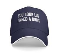 Anceky Cappellino da Baseball con Scritta Sembra Che io Abbia Bisogno di Un Drink