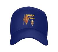 Anceky Cappellino da Baseball con Visiera da Camionista per Uomo e Donna, con Scritta Walk for Peace Monks with Aloka Dog.