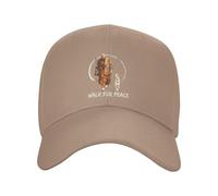 Anceky Cappellino da Baseball con Visiera da Camionista per Uomo e Donna, con Scritta Walk for Peace Monks with Aloka Dog.