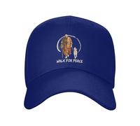 Anceky Cappellino da Baseball con Visiera da Camionista per Uomo e Donna, con Scritta Walk for Peace Monks with Aloka Dog.