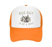 Anceky Cappellino da Baseball da Camionista in Rete con Scritta Bad Day to Be A Dove Bird Hat per Adulti, Nero
