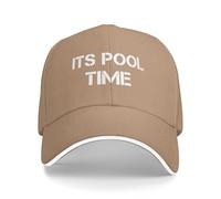 Anceky Cappellino da Baseball It's Pool Time Supporter per Uomo e Donna