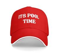 Anceky Cappellino da Baseball It's Pool Time Supporter per Uomo e Donna