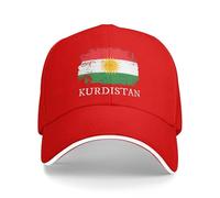 Anceky Cappellino da Baseball per Uomo e Donna con la Scritta Kurdistan (sostenitore curdo), Ideale per Il Kurdistan.
