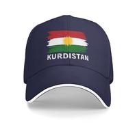 Anceky Cappellino da Baseball per Uomo e Donna con la Scritta Kurdistan (sostenitore curdo), Ideale per Il Kurdistan.