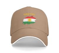 Anceky Cappellino da Baseball per Uomo e Donna con la Scritta Kurdistan (sostenitore curdo), Ideale per Il Kurdistan.