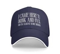 Anceky Cappellino da Baseball per Uomo e Donna con la Scritta Sono venuto Qui per Bere e Fare Sesso (I Came Here to Drink And F-CK Supporter Baseball cap)