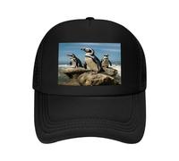 Anceky Cappello da Baseball con Pinguino sulla Spiaggia per Uomo e Donna