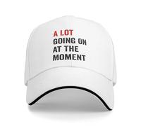 Anceky Cappello da Baseball con Scritta A Lot Going On at The Moment (Un Sacco di Cose in Corso in Questo Momento)
