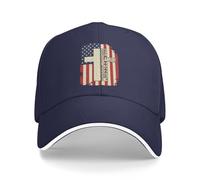 Anceky Cappello da Baseball Cristiano con Scritta Dio, Famiglia e Paese, Patriottico, libertà, USA
