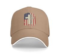 Anceky Cappello da Baseball Cristiano con Scritta Dio, Famiglia e Paese, Patriottico, libertà, USA