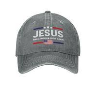 Anceky Cappello da Baseball da Donna Jesus Make America Godly Again con Design Ispirato a Gesù, per Rendere l'America di Pia.