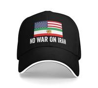 Anceky Cappello da Baseball No War On Iran con la Scritta Iranian Lives Matter