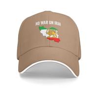 Anceky Cappello da Baseball No War On Iran con la Scritta Iranian Lives Matter