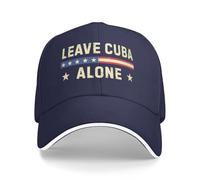 Anceky Cappello Leave Cuba Alone, protesta Anti 47, Berretto da Baseball No War