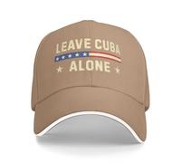 Anceky Cappello Leave Cuba Alone, protesta Anti 47, Berretto da Baseball No War