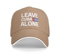 Anceky Cappello Leave Cuba Alone, protesta Anti 47, Berretto da Baseball No War