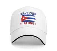 Anceky Cappello Leave Cuba Alone, protesta Anti 47, Berretto da Baseball No War