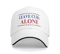 Anceky Cappello Leave Cuba Alone, protesta Anti 47, Berretto da Baseball No War