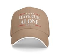 Anceky Cappello Leave Cuba Alone, protesta Anti 47, Berretto da Baseball No War