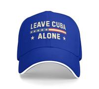 Anceky Cappello Leave Cuba Alone, protesta Anti 47, Berretto da Baseball No War