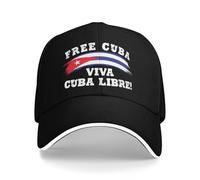 Anceky Cappello Patria Y Vida Cuba Libertad Berretto da Baseball con Slogan Patriottico della libertà