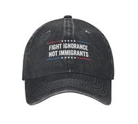 Anceky Combatti l'ignoranza. Cappello per immigrati. Berretto in Cotone PRO-immigrati.