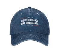 Anceky Combatti l'ignoranza. Cappello per immigrati. Berretto in Cotone PRO-immigrati.