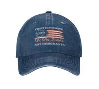 Anceky Combatti l'ignoranza. Cappello per immigrati. Berretto in Cotone PRO-immigrati.