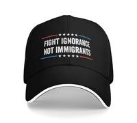 Anceky Combatti l'ignoranza. Cappello per immigrati. Cappellino da Baseball PRO-immigrati.